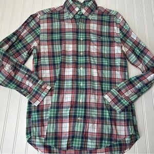 Vineyard Vines Mens Whale Shirt Small Plaid Flannel 928